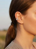 Earcuff bijoux d’oreille strass