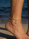 Bracelet de cheville coquillages