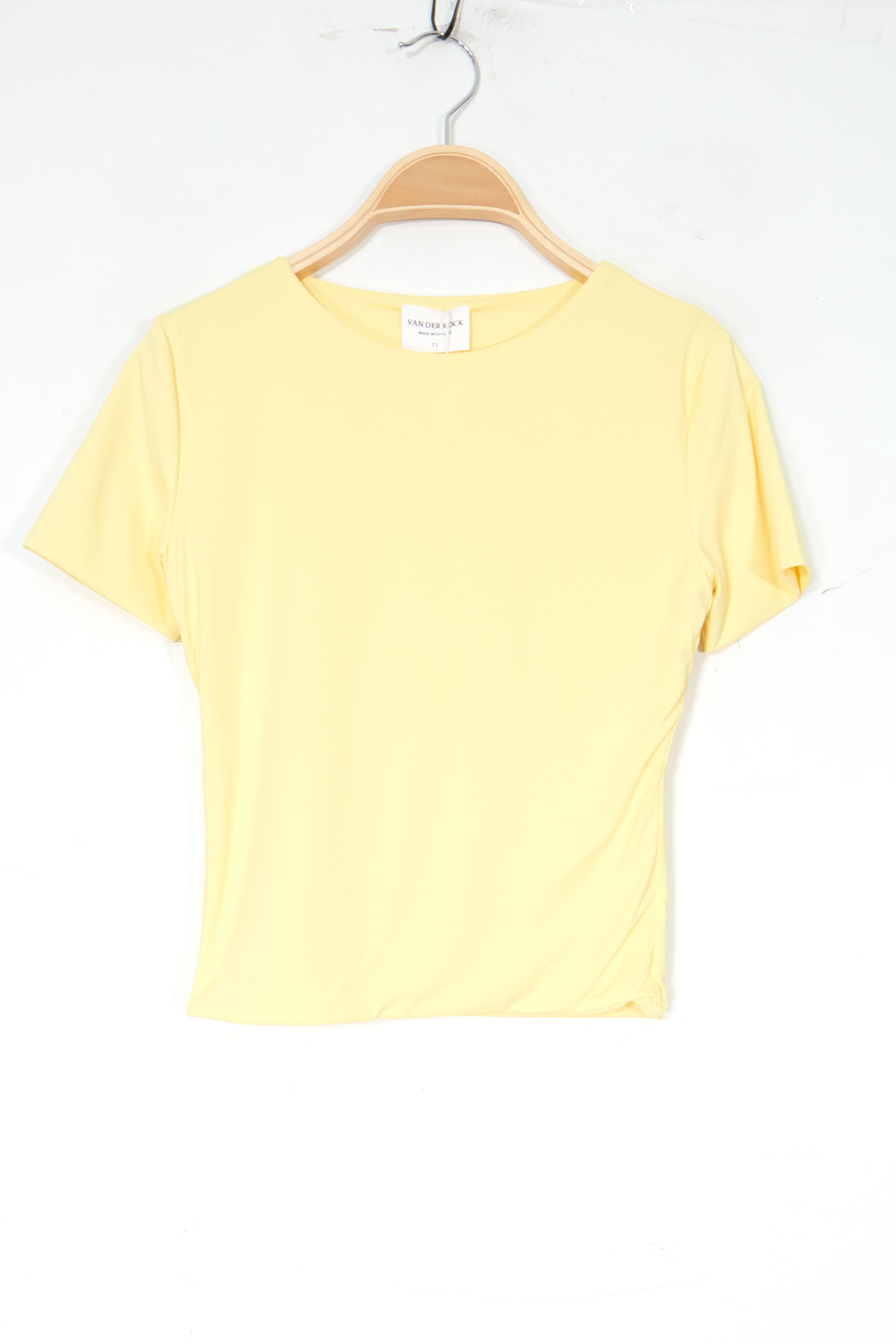 Basique col rond jaune