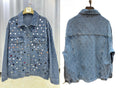 Veste en jean à strass