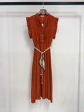 Robe avec ceinture