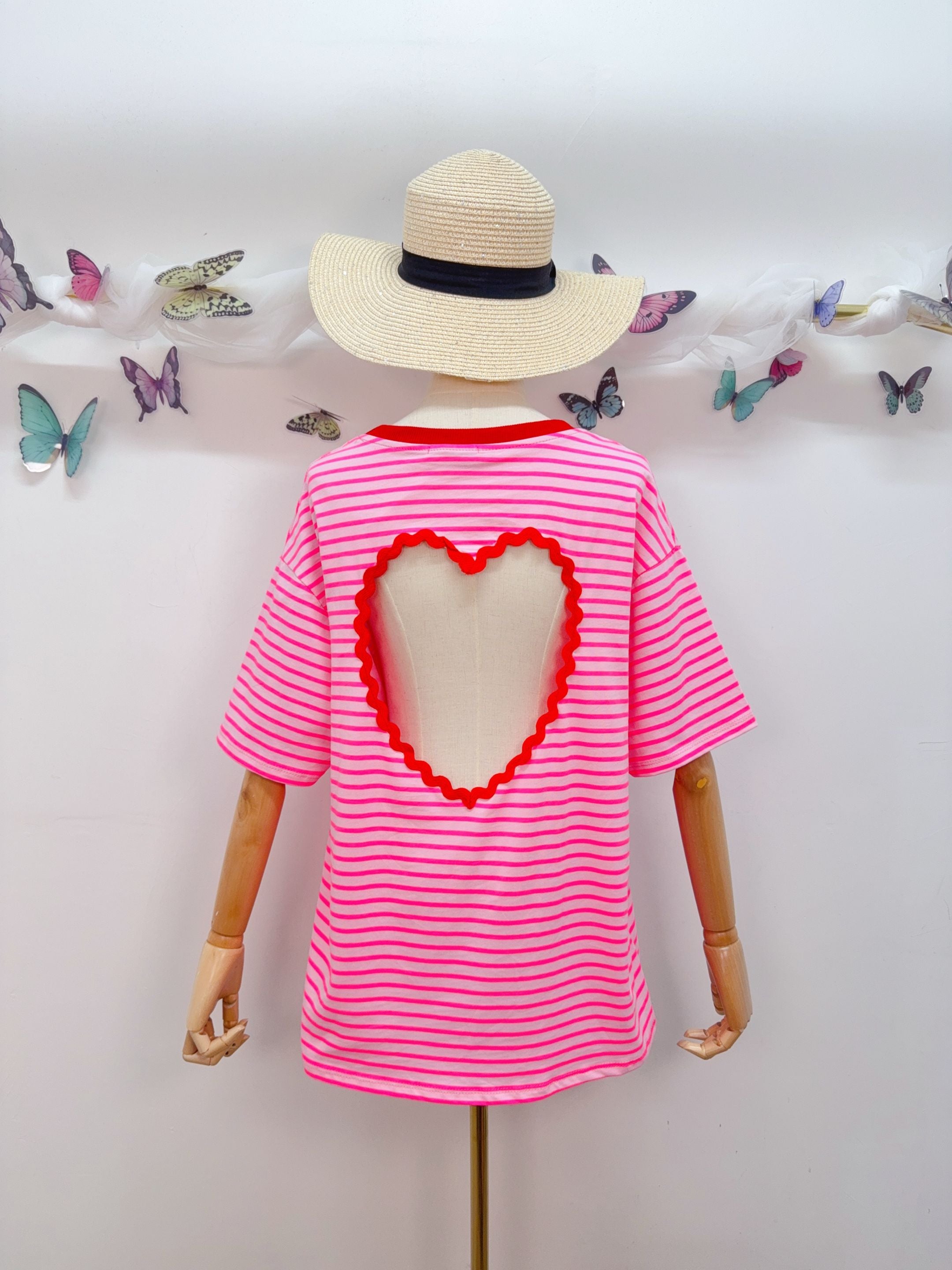 T shirt dos nu cœur